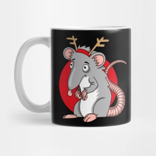 Christmas Rat Mug